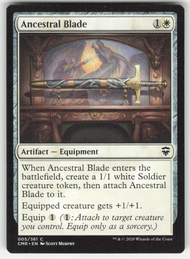 Ancestral Blade #5/361 Commander Legends MTG Non-Foil English