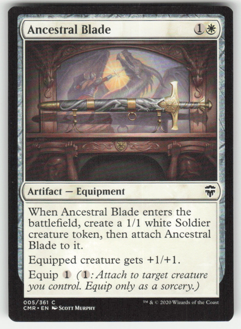 Ancestral Blade #5/361 Commander Legends MTG Non-Foil English