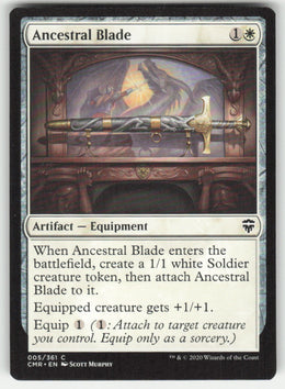 Ancestral Blade #5/361 Commander Legends MTG Non-Foil English