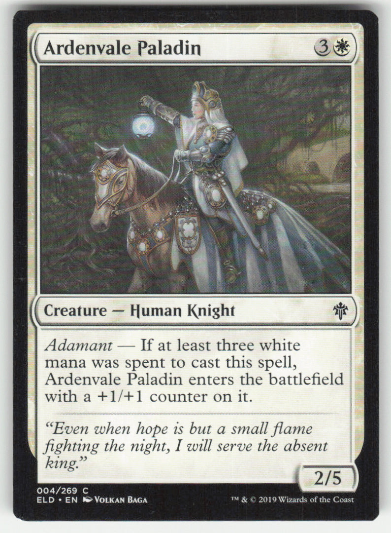Ardenvale Paladin #4/269 Throne of Eldraine MTG Non-Foil English
