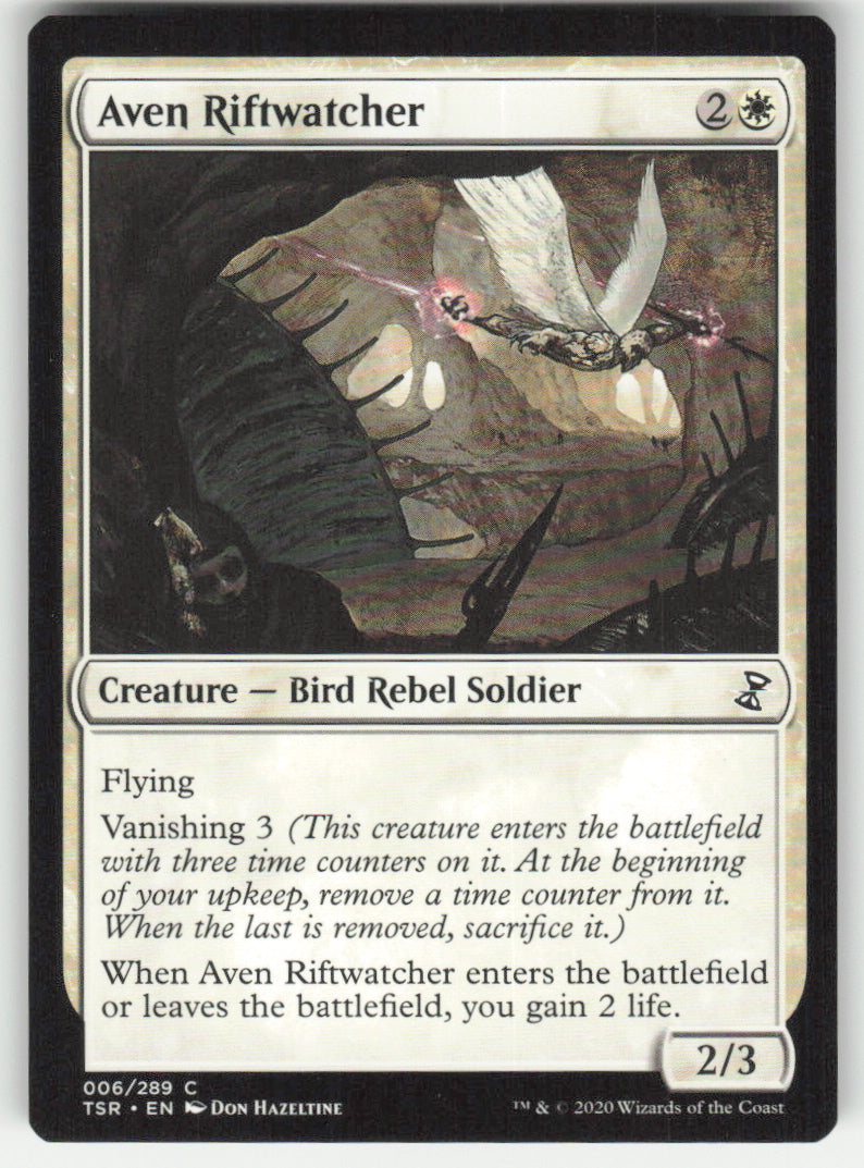 Aven Riftwatcher #6/289 Time Spiral Remastered MTG Non-Foil English