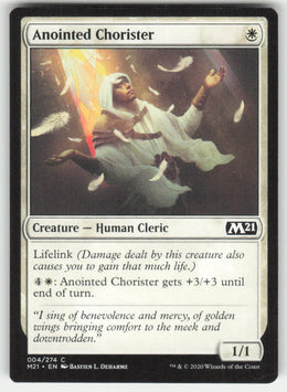 Anointed Chorister #4/274 Core Set 2021 MTG Non-Foil English