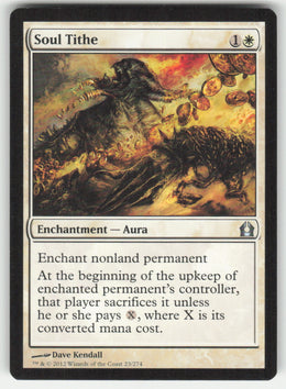 Soul Tithe #23/274 Return to Ravnica MTG Non-Foil English