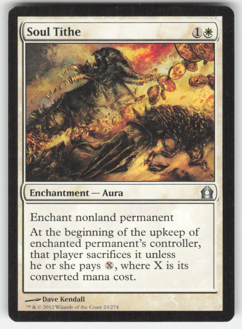 Soul Tithe #23/274 Return to Ravnica MTG Non-Foil English