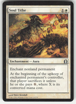 Soul Tithe #23/274 Return to Ravnica MTG Non-Foil English