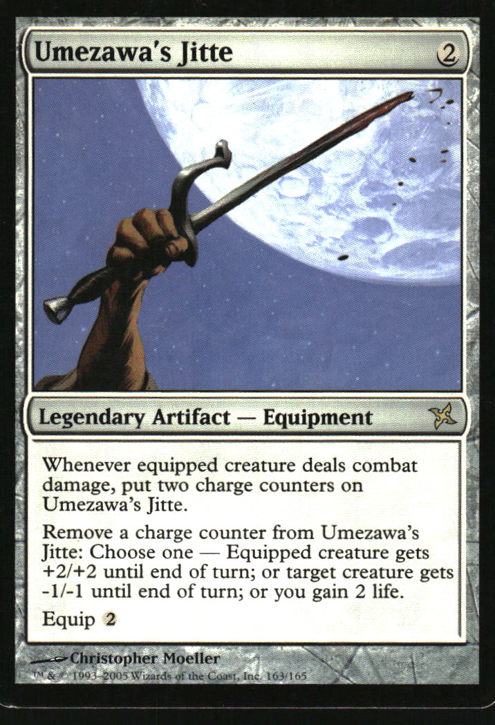 Umezawa's Jitte #163/165 Betrayers of Kamigawa MTG Non-Foil English
