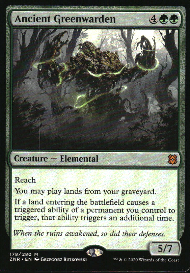 Ancient Greenwarden #178/280 Zendikar Rising MTG Non-Foil English
