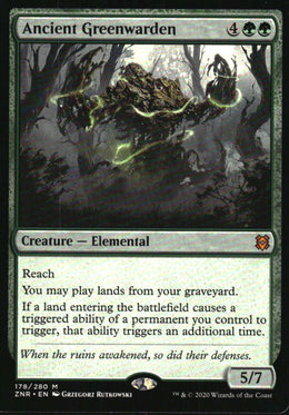 Ancient Greenwarden #178/280 Zendikar Rising MTG Non-Foil English