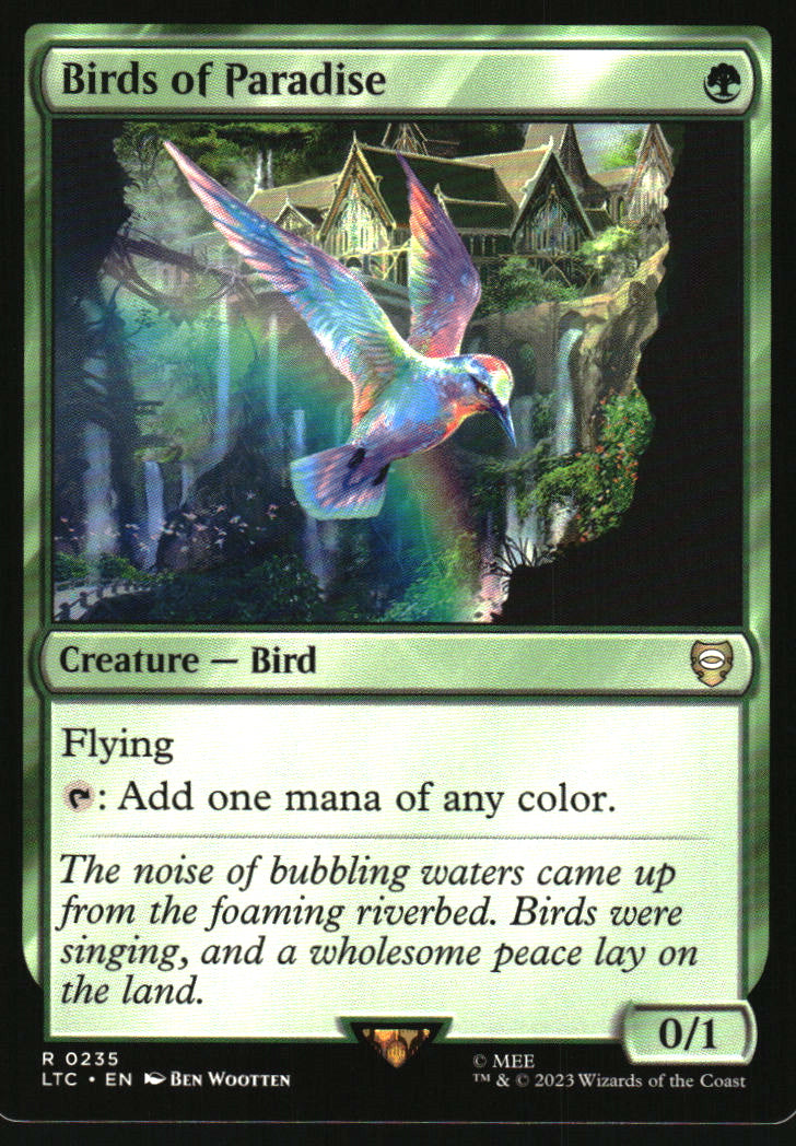 Birds of Paradise #235 Non-Foil
