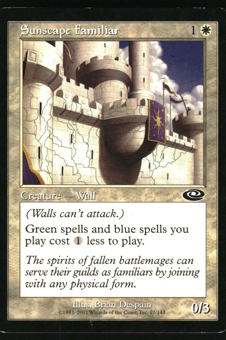 Sunscape Familiar #17/143 Planeshift MTG Non-Foil English