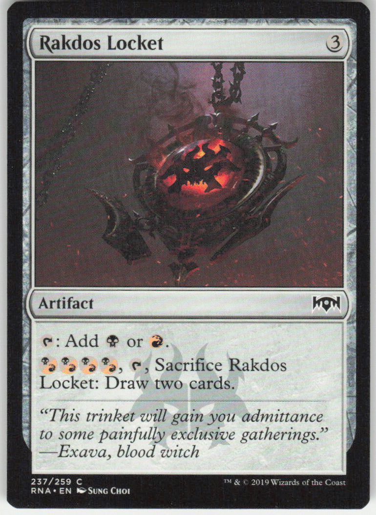 Rakdos Locket #237/259 Ravnica Allegiance MTG Non-Foil English