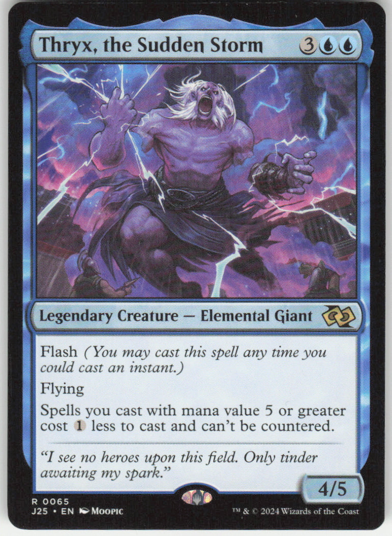 Thryx, the Sudden Storm #65 Foundations Jumpstart MTG Non-Foil English