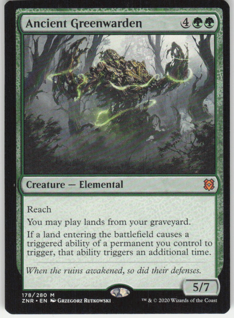 Ancient Greenwarden #178/280 Zendikar Rising MTG Non-Foil English