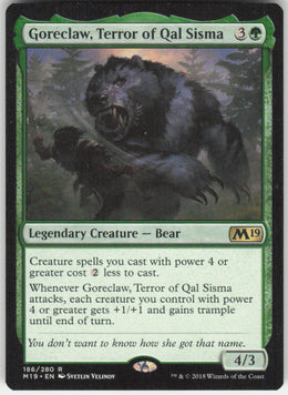 Goreclaw, Terror of Qal Sisma #186/280 Non-Foil