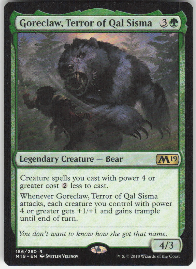Goreclaw, Terror of Qal Sisma #186/280 Non-Foil