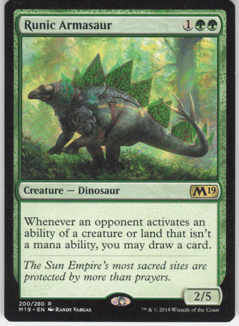 Runic Armasaur #200/280 Non-Foil