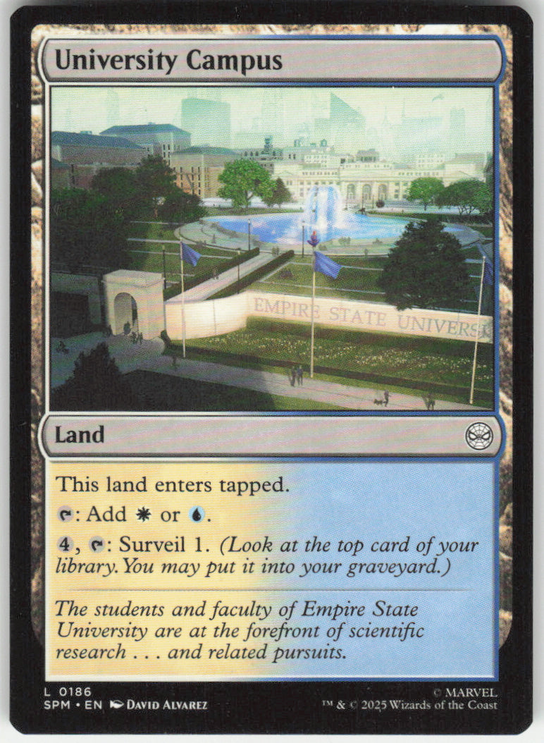 University Campus #186 Marvel's Spider-Man MTG Non-Foil English