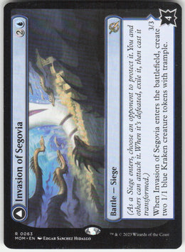 Invasion of Segovia // Caetus, Sea Tyrant of Segovia #63 Non-Foil