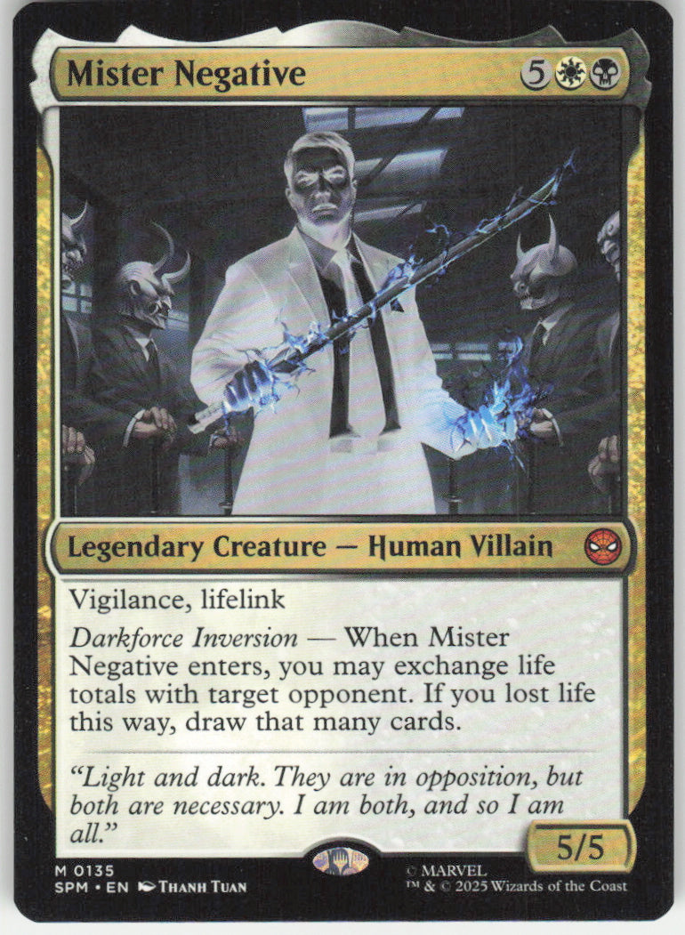 Mister Negative #135 Marvel's Spider-Man MTG Non-Foil English