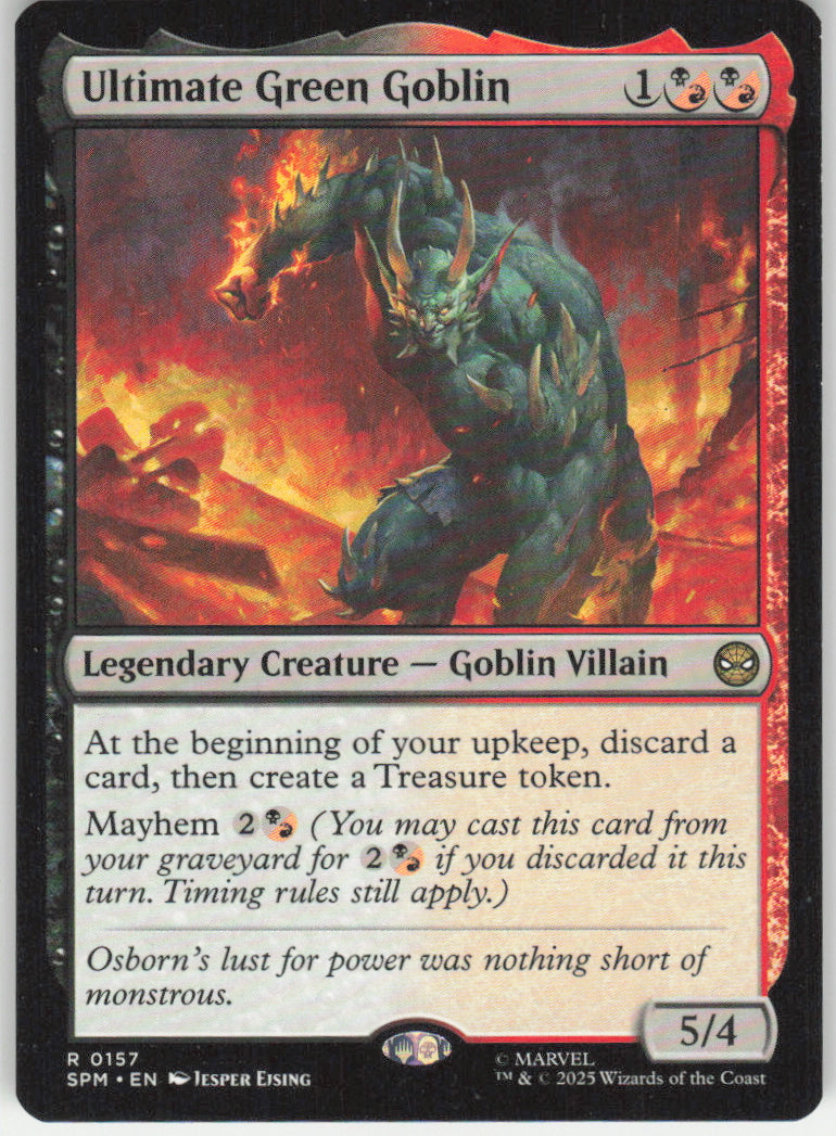 Ultimate Green Goblin #157 Marvel's Spider-Man MTG Non-Foil English