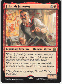 J. Jonah Jameson #81 Non-Foil
