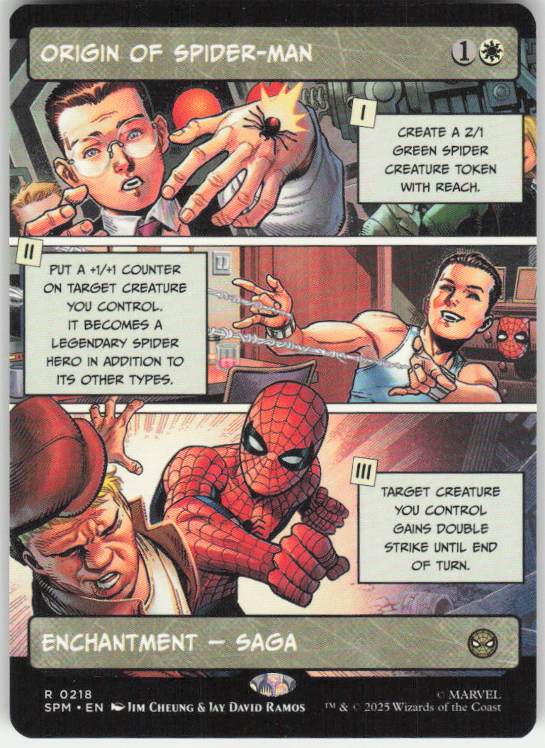 Origin of Spider-Man #218 Non-Foil