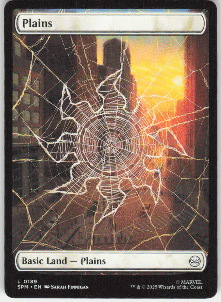 Plains #189 Marvel's Spider-Man MTG Non-Foil English