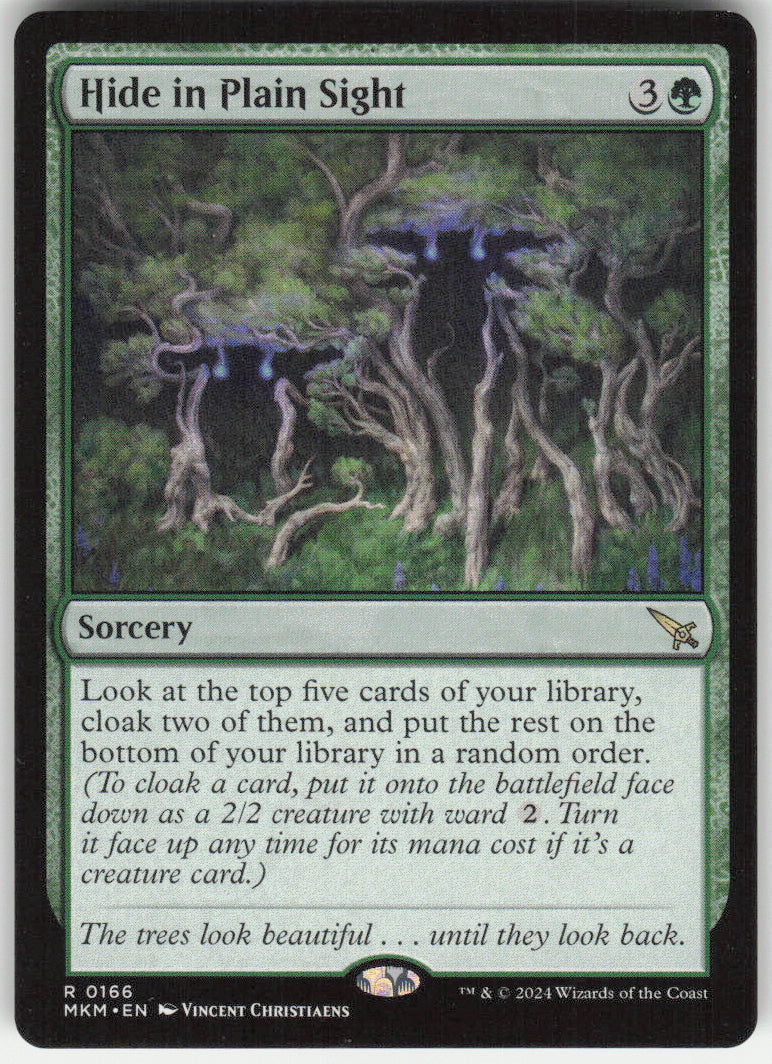 Hide in Plain Sight #166 Non-Foil