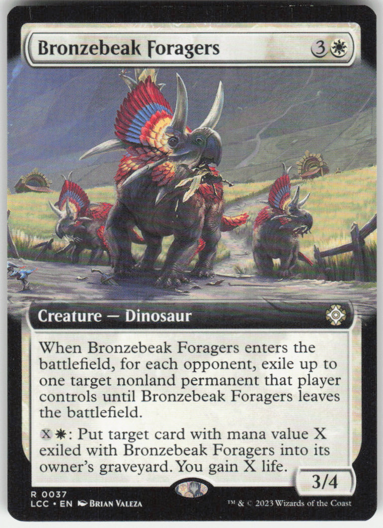 Bronzebeak Foragers #37 The Lost Caverns of Ixalan Commander MTG Non-Foil