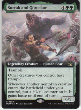 Surrak and Goreclaw #380 March of the Machine MTG Non-Foil English