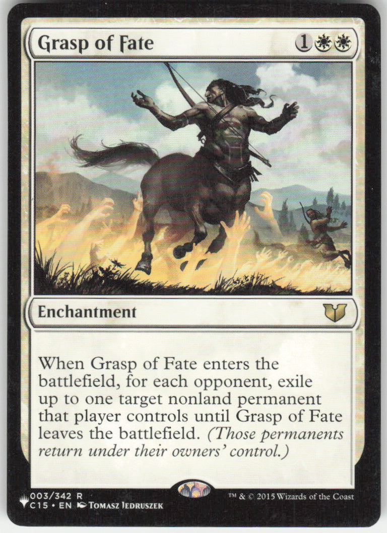 Grasp of Fate #3/342 Non-Foil