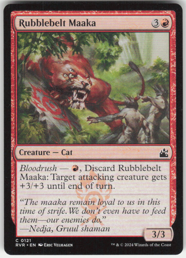 Rubblebelt Maaka #121 Ravnica Remastered MTG Non-Foil English