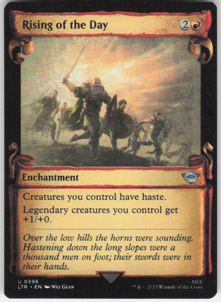 Rising of the Day #596 The Lord of the Rings: Tales of Middle-earth MTG Non-Foil