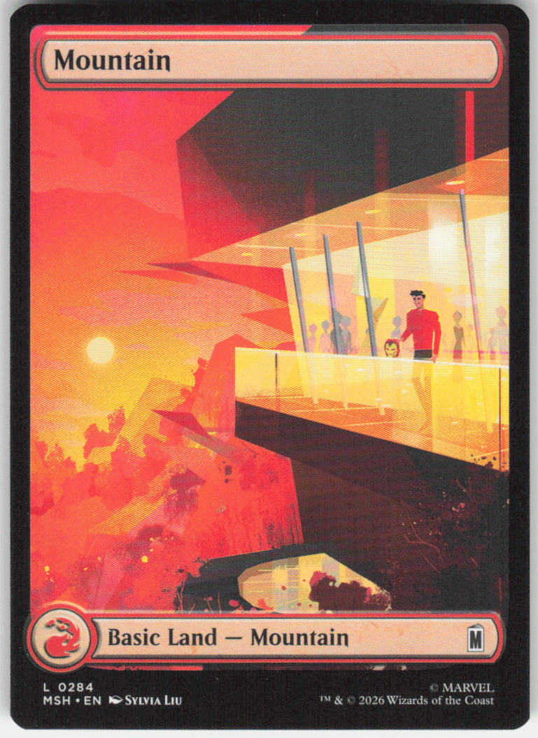 Mountain #284 Marvel Super Heroes MTG Non-Foil English