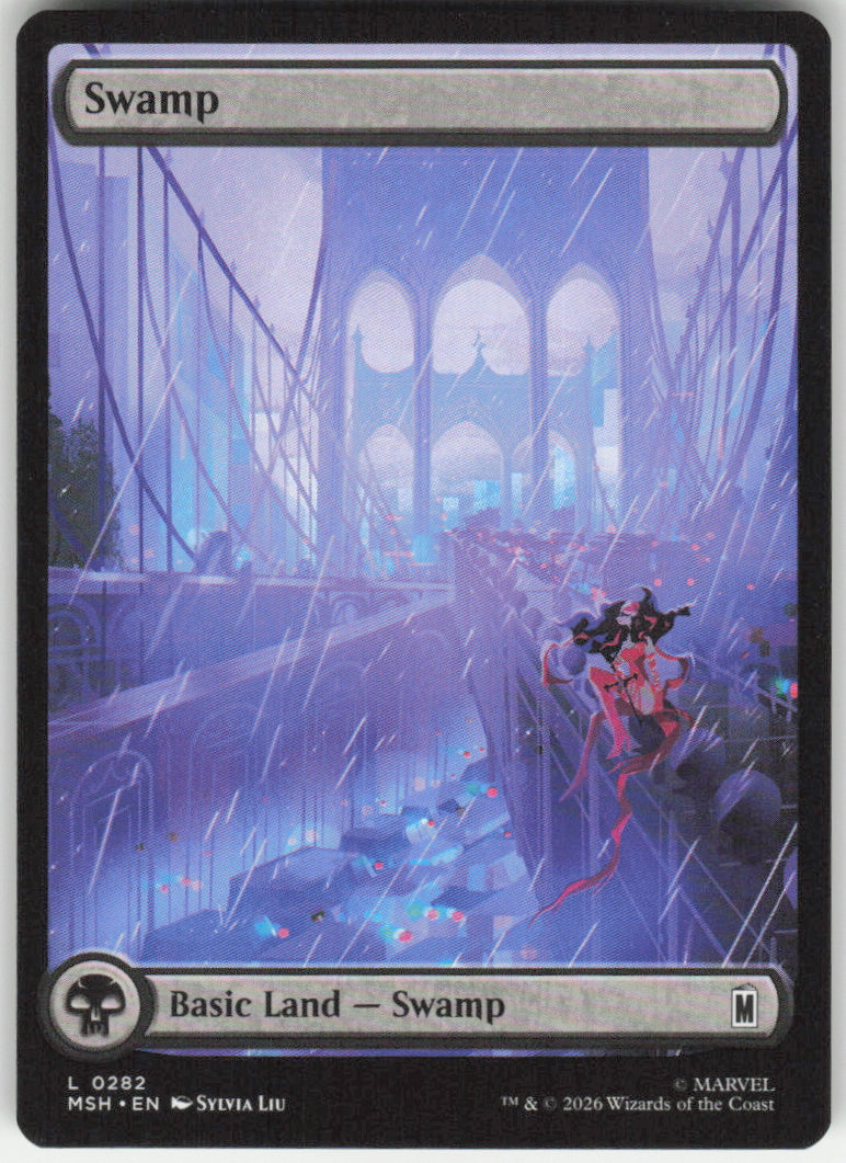 Swamp #282 Marvel Super Heroes MTG Non-Foil English