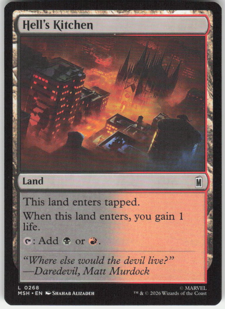Hell's Kitchen #268 Marvel Super Heroes MTG Non-Foil English