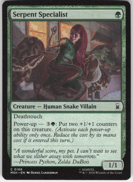 Serpent Specialist #186 Marvel Super Heroes MTG Non-Foil English