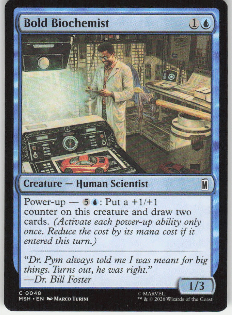 Bold Biochemist #48 Marvel Super Heroes MTG Non-Foil English