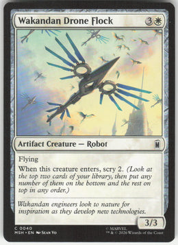 Wakandan Drone Flock #40 Marvel Super Heroes MTG Non-Foil English