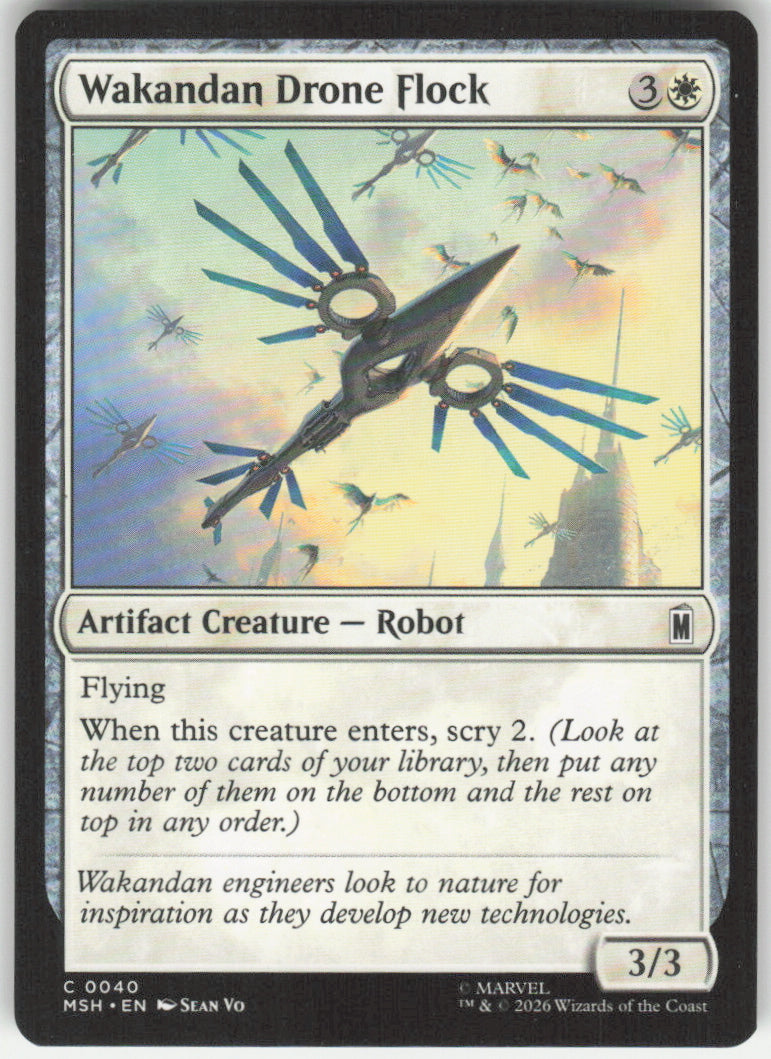Wakandan Drone Flock #40 Non-Foil