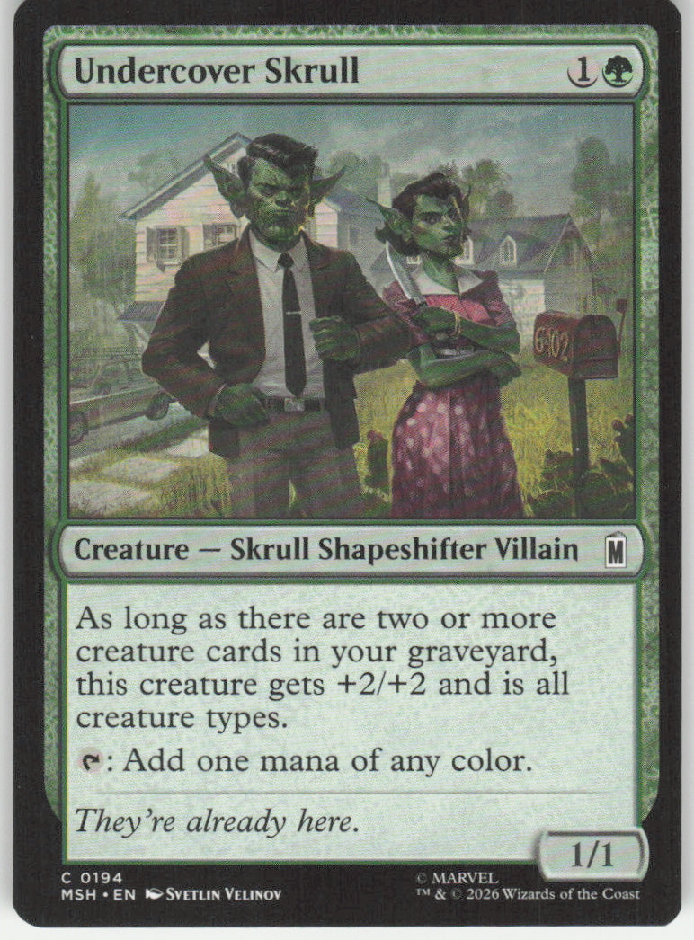 Undercover Skrull #194 Non-Foil