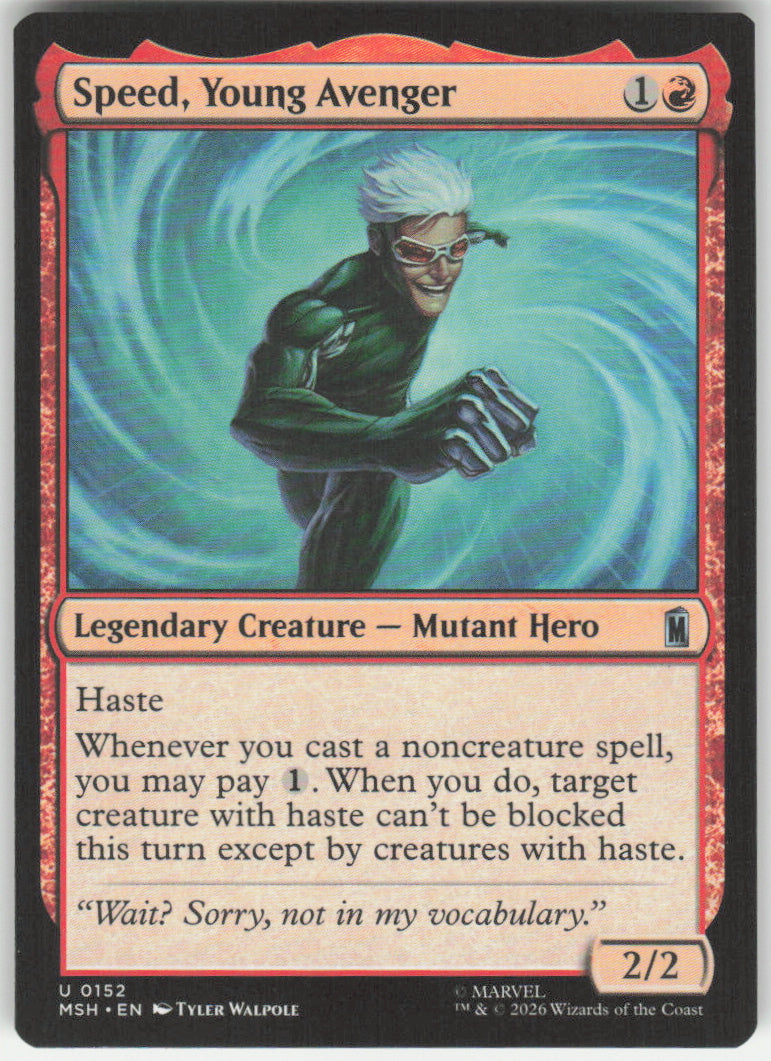 Speed, Young Avenger #152 Marvel Super Heroes MTG Non-Foil English