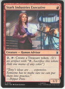 Stark Industries Executive #153 Marvel Super Heroes MTG Non-Foil English