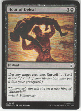 Hour of Defeat #99 Marvel Super Heroes MTG Non-Foil English