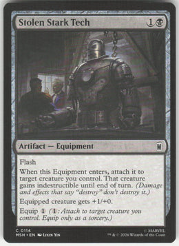 Stolen Stark Tech #114 Marvel Super Heroes MTG Non-Foil English