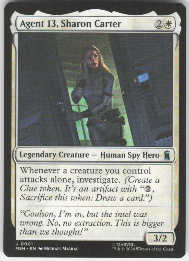 Agent 13, Sharon Carter #1 Non-Foil