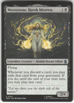 Moonstone, Harsh Mistress #107 Marvel Super Heroes MTG Non-Foil English