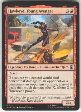Hawkeye, Young Avenger #131 Marvel Super Heroes MTG Non-Foil English