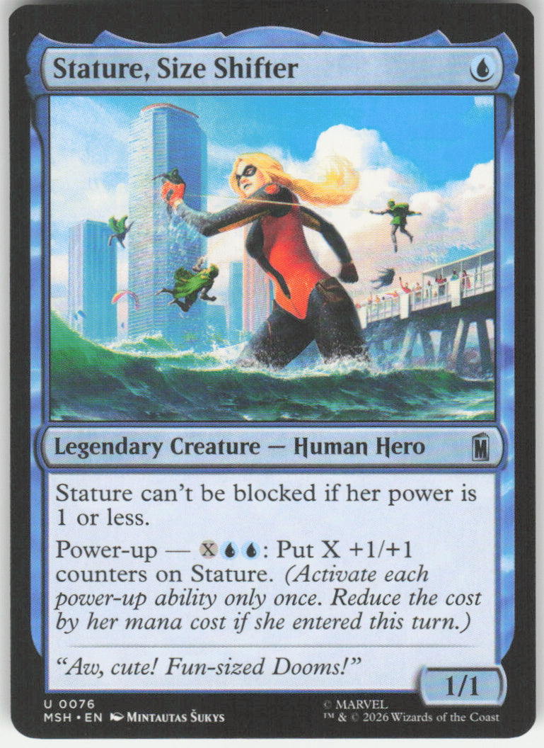Stature, Size Shifter #76 Marvel Super Heroes MTG Non-Foil English