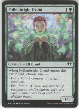 Pollenbright Druid #312 Commander Masters MTG Non-Foil English